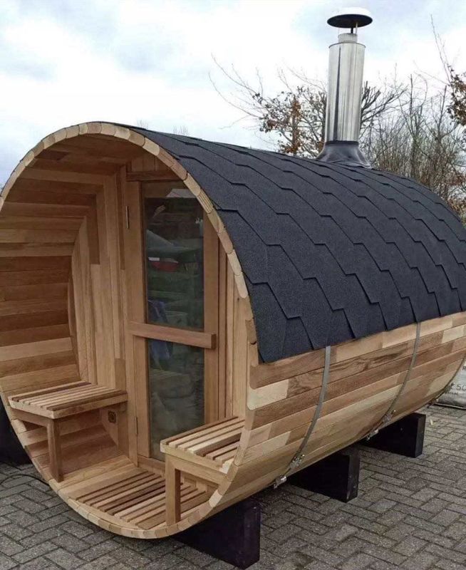 Sauna sans porche Sauna extérieure pour 4 à 5 personnes