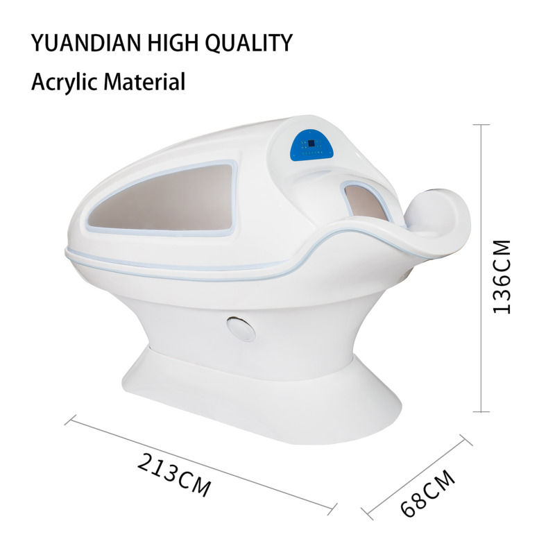 Prix d'usine Lit de sauna moderne à l'ozone Flottaison Thérapie Spa Capsule Vapeur Infrarouge Minceur Capsule Sauna Infrarouge Musique Capsule de sauna