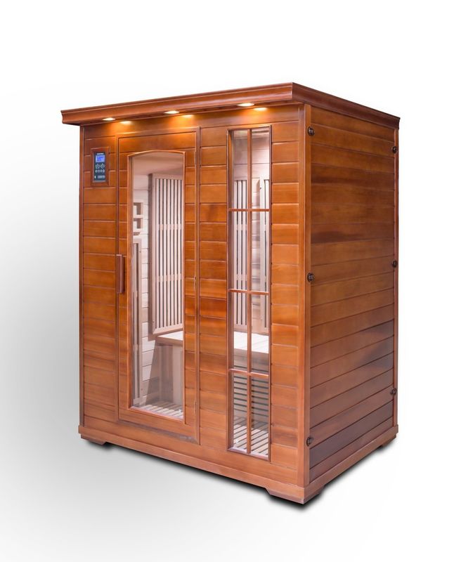 Sauna infrarouge salle de désintoxication humide intérieure Panneau de commande informatique ondes lumineuses bain de vapeur humide suérissant