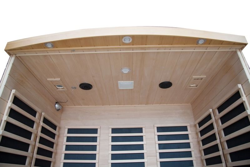 Panneau de commande d'ordinateur infrarouge de haute qualité salle de douche à vapeur fermée salle de sauna en bois