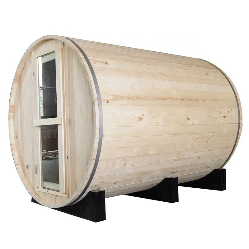 Nouveau sauna vapeur extérieur canadien en pin/pruche/cèdre 2021, sauna traditionnel avec accessoires de chauffage, pour 4 à 6 personnes