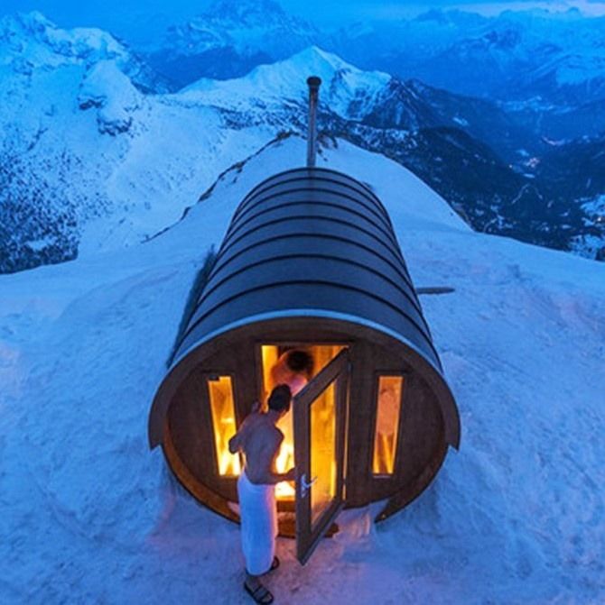 Sauna moderne pour 3-4 personnes avec pin/Hemlock canadien/Rouge, chauffage de chambre à l'extérieur, joli sauna en fût de cèdre, sauna avec Harvia pour la famille