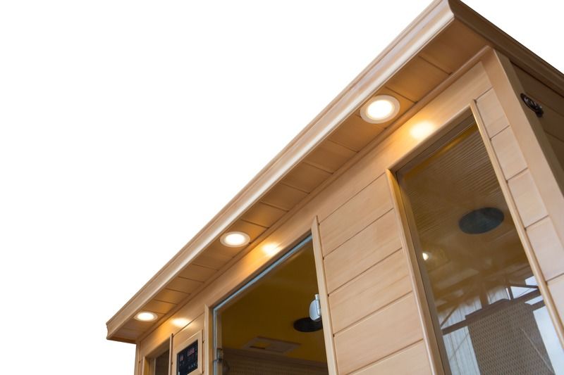 Panneau de commande d'ordinateur de sauna en hemlock de haute qualité Salle de vapeur Sauna traditionnel et durable Sauna Entrepôt de vapeur