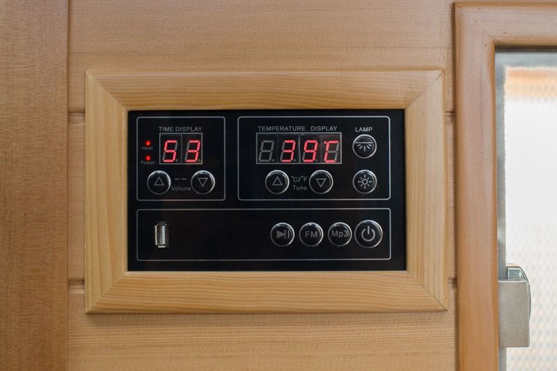 Panneau de commande d'ordinateur pour sauna vapeur, salle de bain, détoxification domestique et fumigation de la sueur. Élimination de l'humidité et du froid.