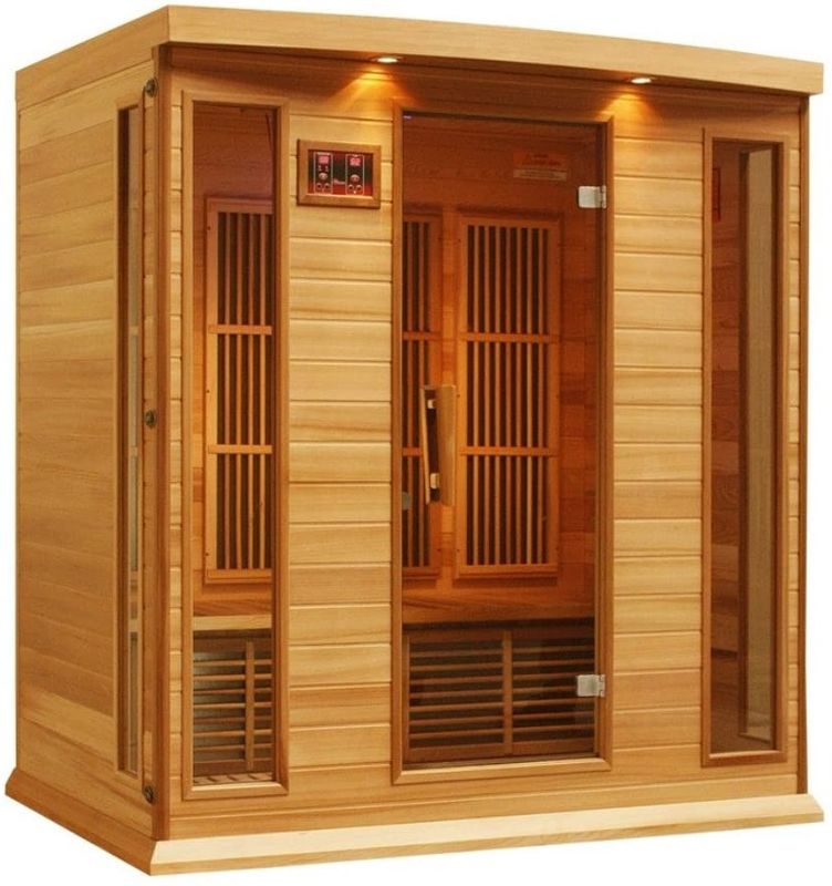Panneau de commande informatique Saunas infrarouges Salle de spa minceur 4 personnes Portable Sauna infrarouge lointain