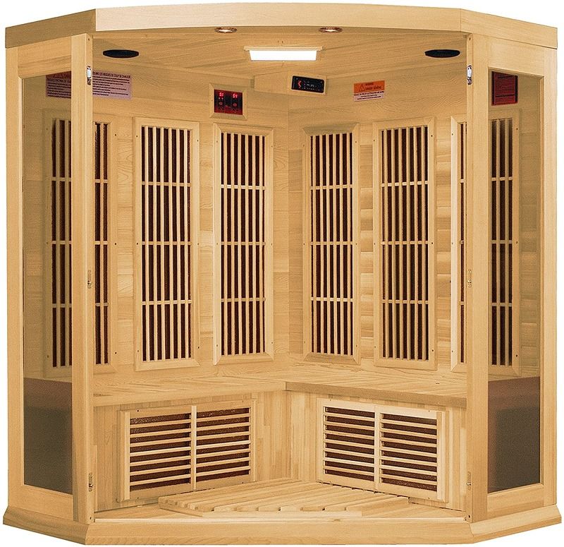 Panneau de commande informatique Saunas infrarouges Salle de spa minceur 4 personnes Portable Sauna infrarouge lointain