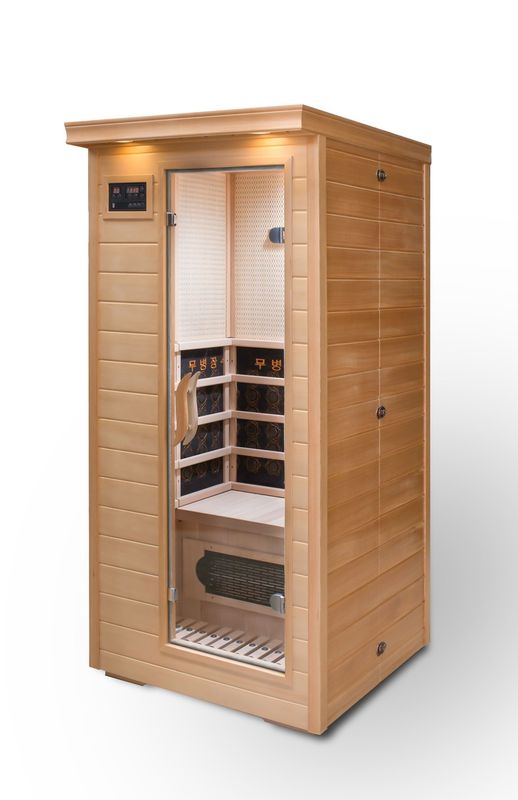 Sauna pour ordinateur 2021, beauté à domicile, sauna détox, pièce populaire, écologique, sauna en bois d'hemlock, bois massif, bain d'eau bouillante, Corée, Japon, infrarouge lointain