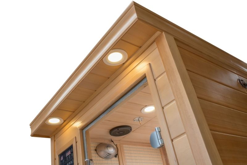 Sauna pour ordinateur 2021, beauté à domicile, sauna détox, pièce populaire, écologique, sauna en bois d'hemlock, bois massif, bain d'eau bouillante, Corée, Japon, infrarouge lointain