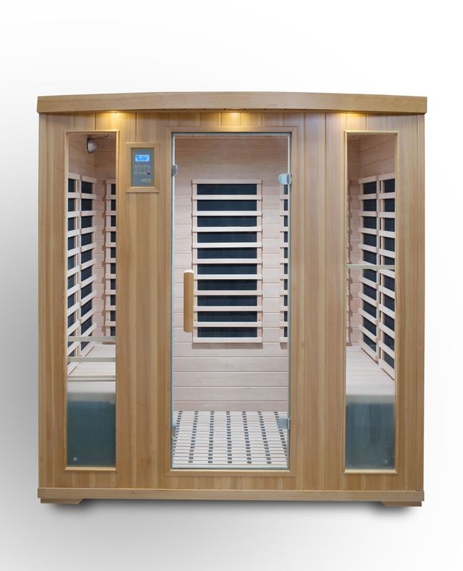 Panneau de commande d'ordinateur de sauna contrôlé par ordinateur Hemlock Classic 3 personnes Détox Mode humidité Famille Le plus vendu Infrarouge Lointain
