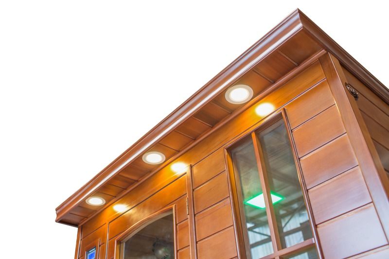Panneau de commande d'ordinateur maison mini chauffe-eau à faible émission de carbone chambre de sauna infrarouge portable