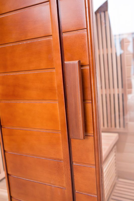 Panneau de commande d'ordinateur maison mini chauffe-eau à faible émission de carbone chambre de sauna infrarouge portable