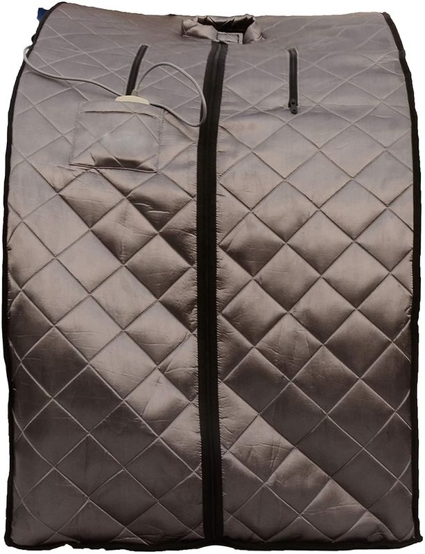 Ventes chaudes 2021 Europe Sauna portable très vendu Sauna infrarouge intelligent pour la perte de poids Panneau de commande par ordinateur avec chaise pliante