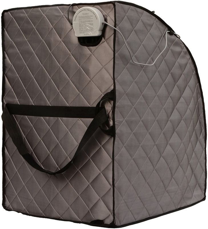 Ventes chaudes 2021 Europe Sauna portable très vendu Sauna infrarouge intelligent pour la perte de poids Panneau de commande par ordinateur avec chaise pliante