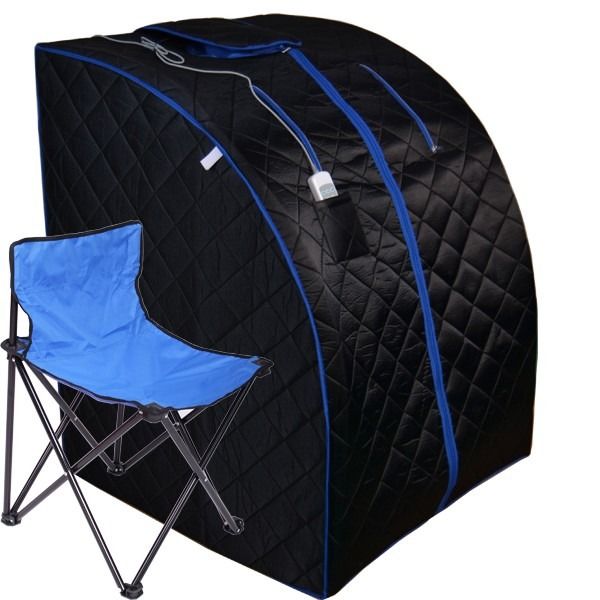 Négatif personnel portable à bas prix Chaise pliante sapin sauna infrarouge Perte de poids désintoxication sauna EMF Panneau de commande informatique Sauna salle de thérapie informatique négatif portable bas prix