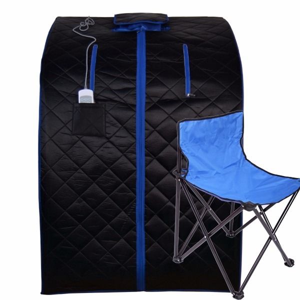 Négatif personnel portable à bas prix Chaise pliante sapin sauna infrarouge Perte de poids désintoxication sauna EMF Panneau de commande informatique Sauna salle de thérapie informatique négatif portable bas prix