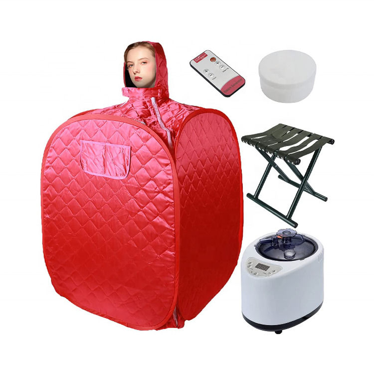 Sauna personnelle portable moderne avec vapeur pour sauna à domicile pratique, chaise de sauna pliable, machine, tente, sauna, installation facile