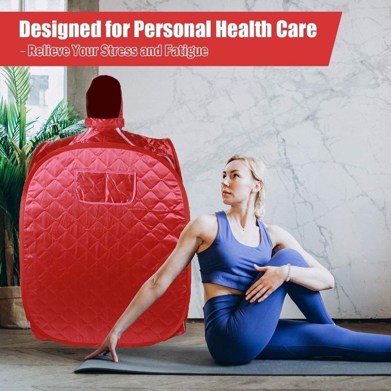 Sauna personnelle portable moderne avec vapeur pour sauna à domicile pratique, chaise de sauna pliable, machine, tente, sauna, installation facile