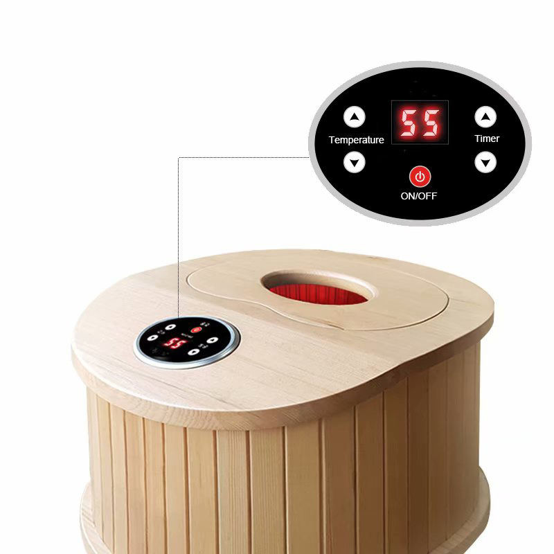 Moderne en gros électrique à infrarouge lointain chauffage portable de bain Sauna santé pieds de bain siège sec Corée Sauna masseur de pieds Foot Spa