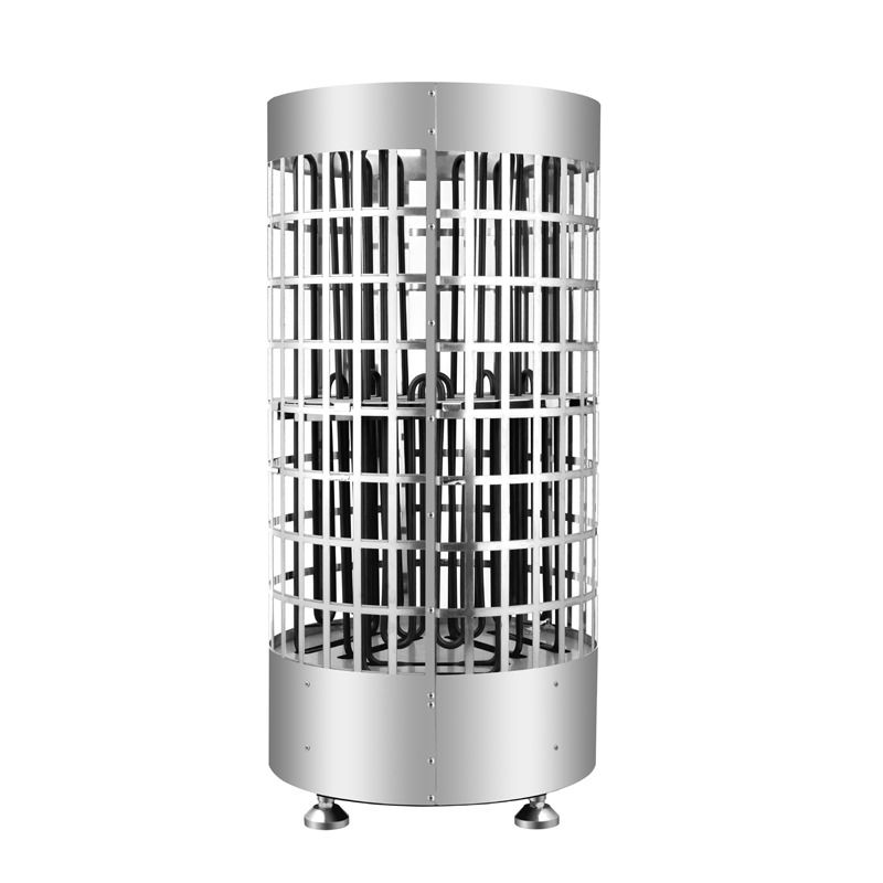 Chauffage de sauna moderne en acier inoxydable, poêle à vapeur sèche, machine à sauna, sauna domestique, salle de sauna, salle de sauna avec contrôleur interne électrique