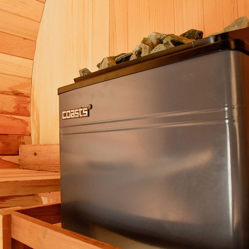 Chauffage de sauna moderne 6kW 240V SCAM 3 Contrôleur numérique Coque en tôle galvanisée Pour bain de spa sauna vapeur