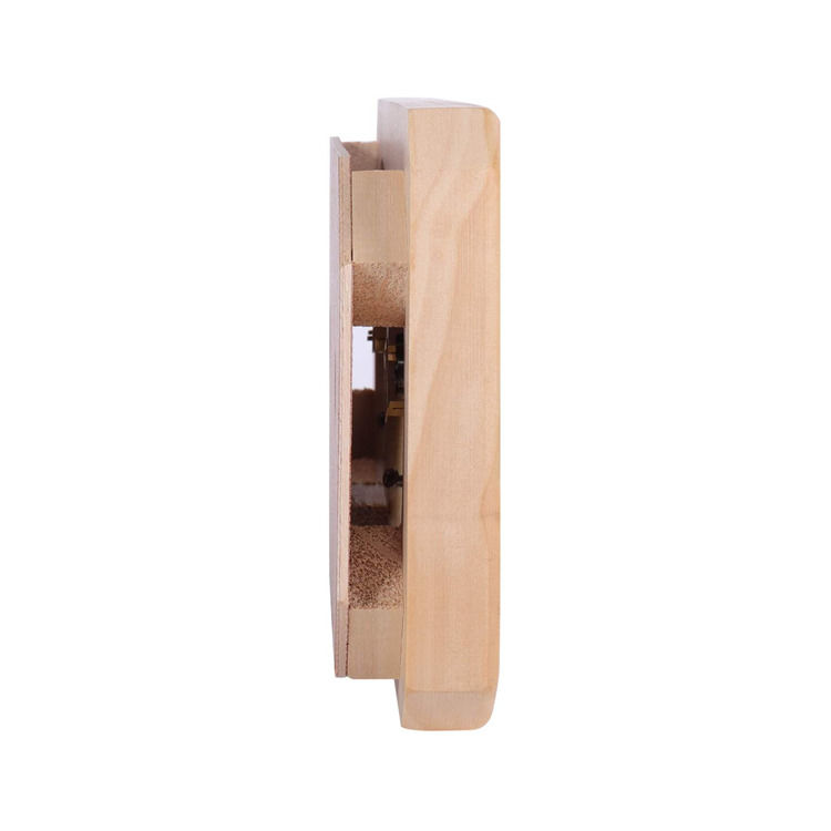 Thermomètre d'hygrothermographie traditionnel de sauna en bois 2 en 1 équipement de sauna mesure de la température et de l'humidité