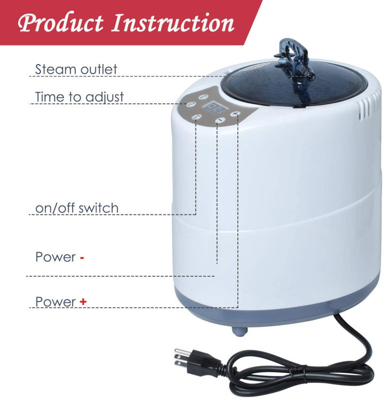 4.2L 220V/110V USA UE Plug moderne à vapeur de haute qualité Portable Sauna électrique générateur de vapeur Sauna chauffage pour salle de sauna intérieure