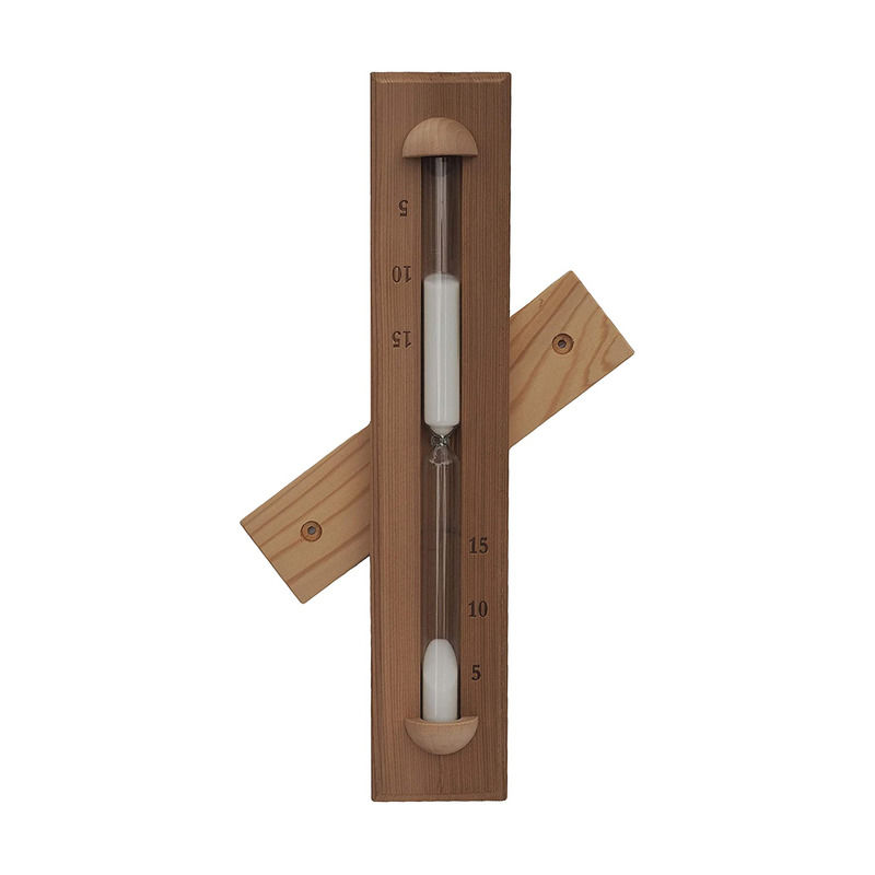 Sauna traditionnel de luxe monté sur le mur de cèdre sable rotatif 15 minutes Timer Choisissez votre sable de couleur blanche